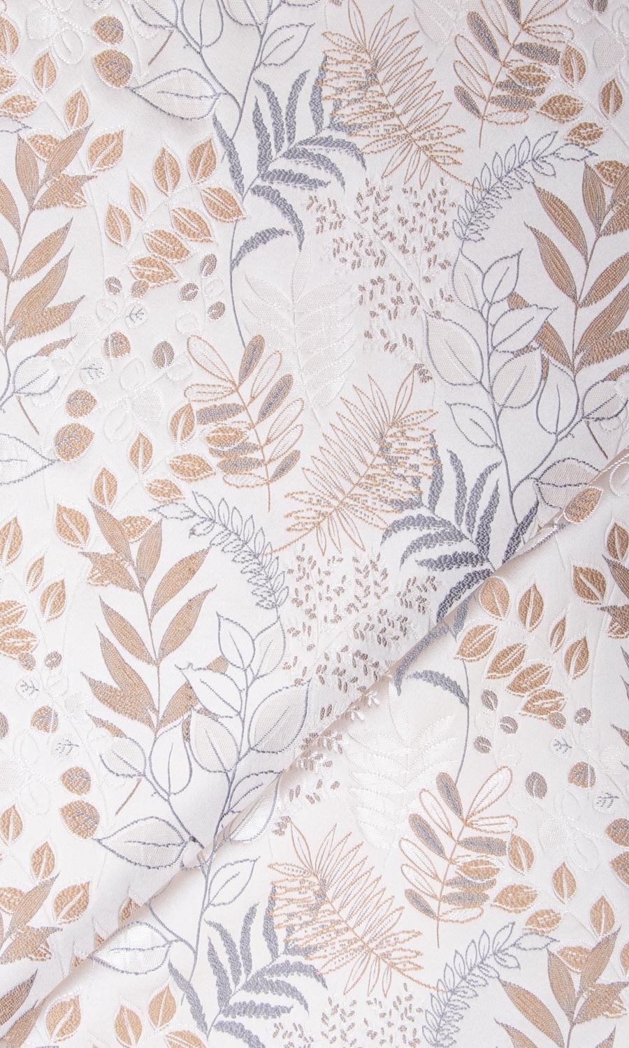 Botanical Roman Blinds & Window Shades (Gray)