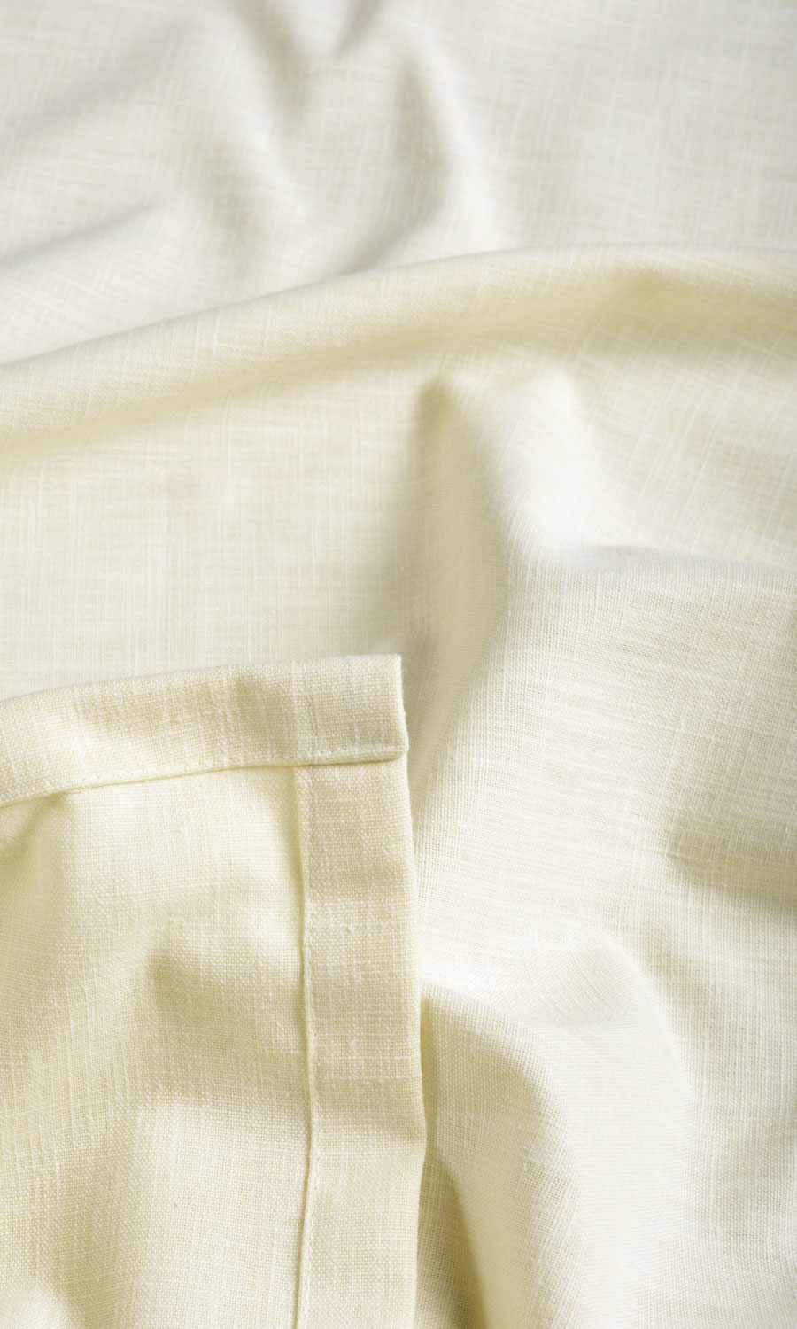 Linen Texture Made-to-Measure Roman Blinds (Warm Ivory)