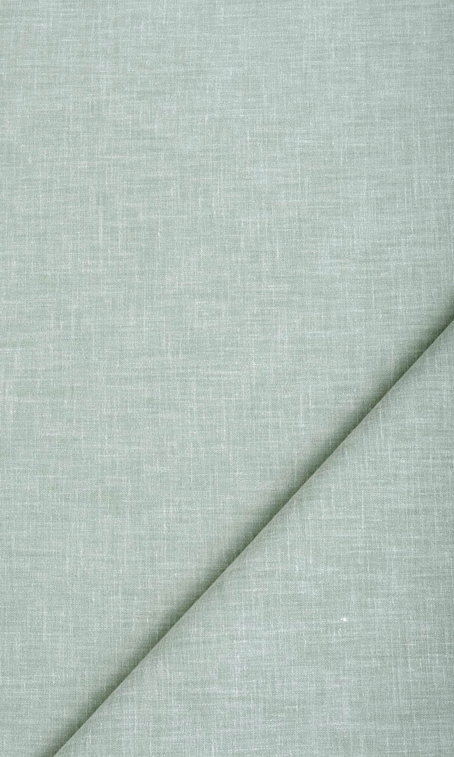Poly-Cotton Blend Home Textile Fabric Material Sample (Mint Blue/ Green)