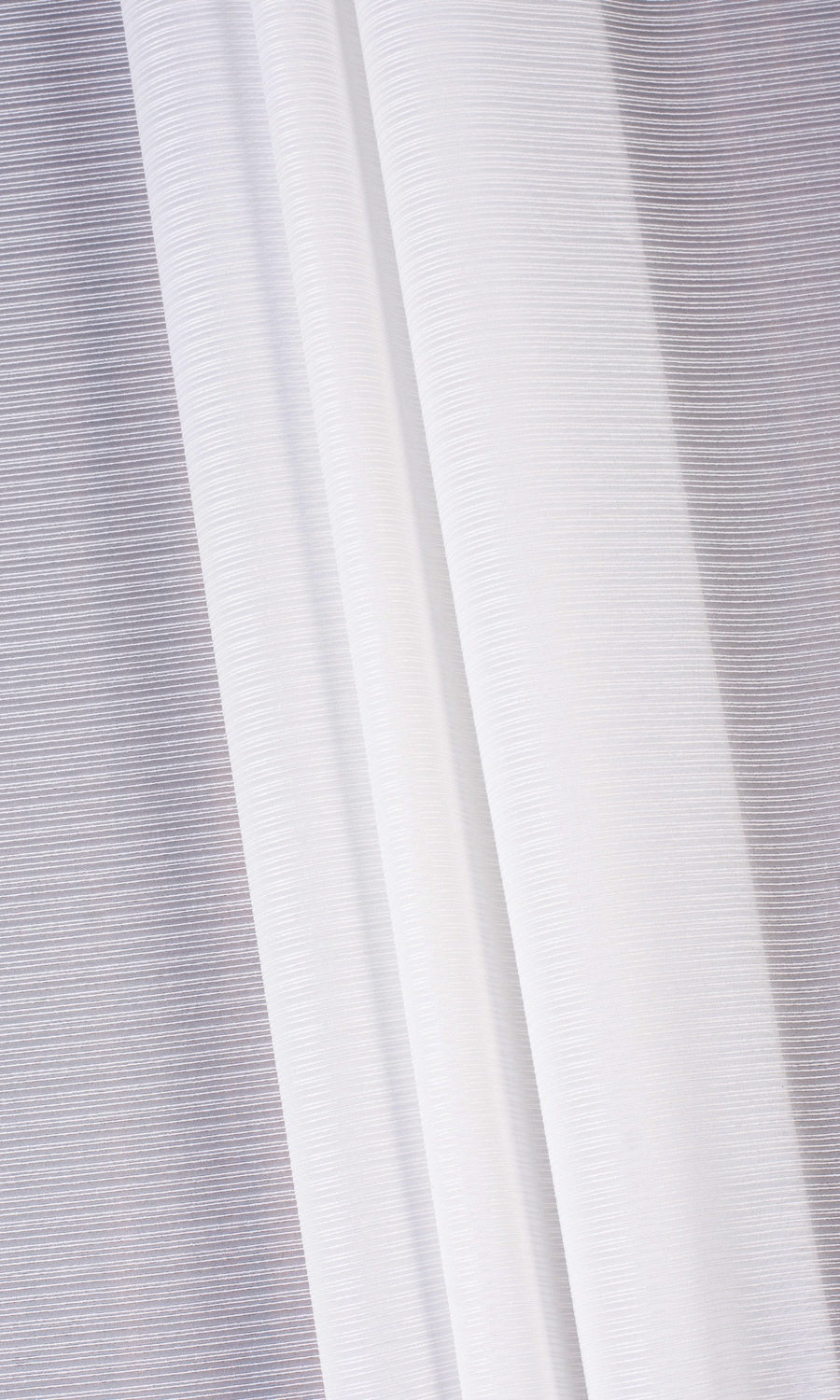 Striped Sheer Roman Shades (White) Extra Long Short Wide