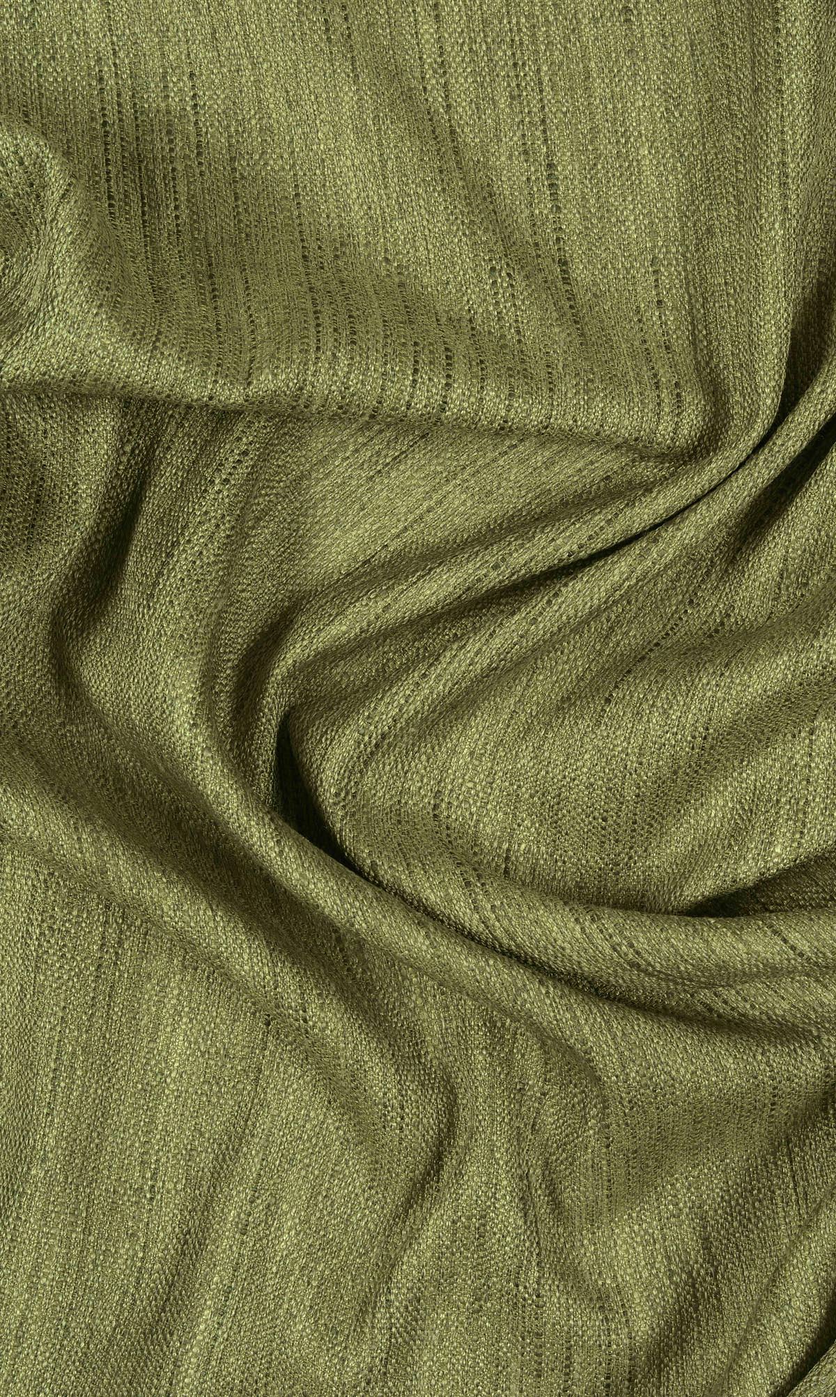 Textured Faux Silk Blinds (Green) for Living, Bedroom, Kitchen, Bathroom