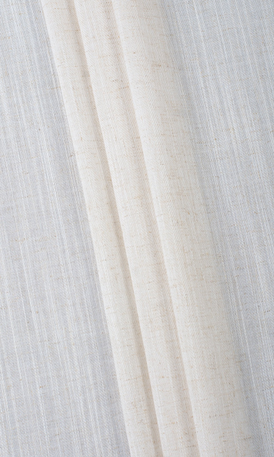 Semi-Sheer Linen Texture Roman Blinds & Window Shades (Cream)
