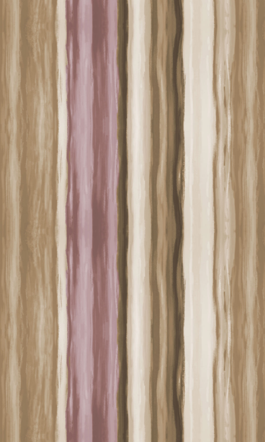 Modern Striped Home Textile Fabric Material Sample (Pink/ Brown)