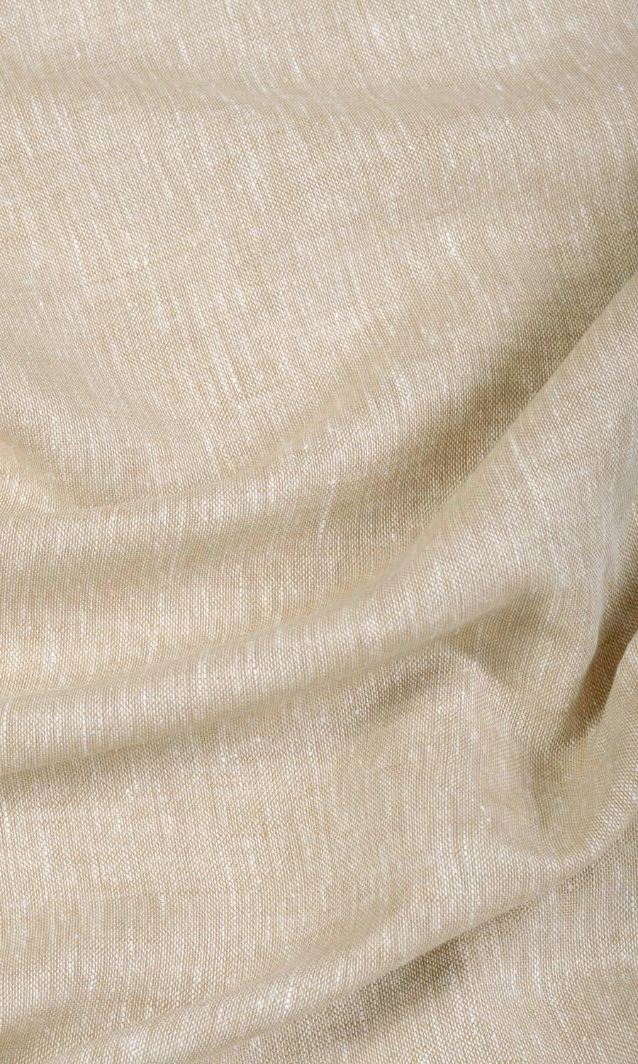 Sheer Linen Fabric Blinds (Beige) Extra Long Short Wide