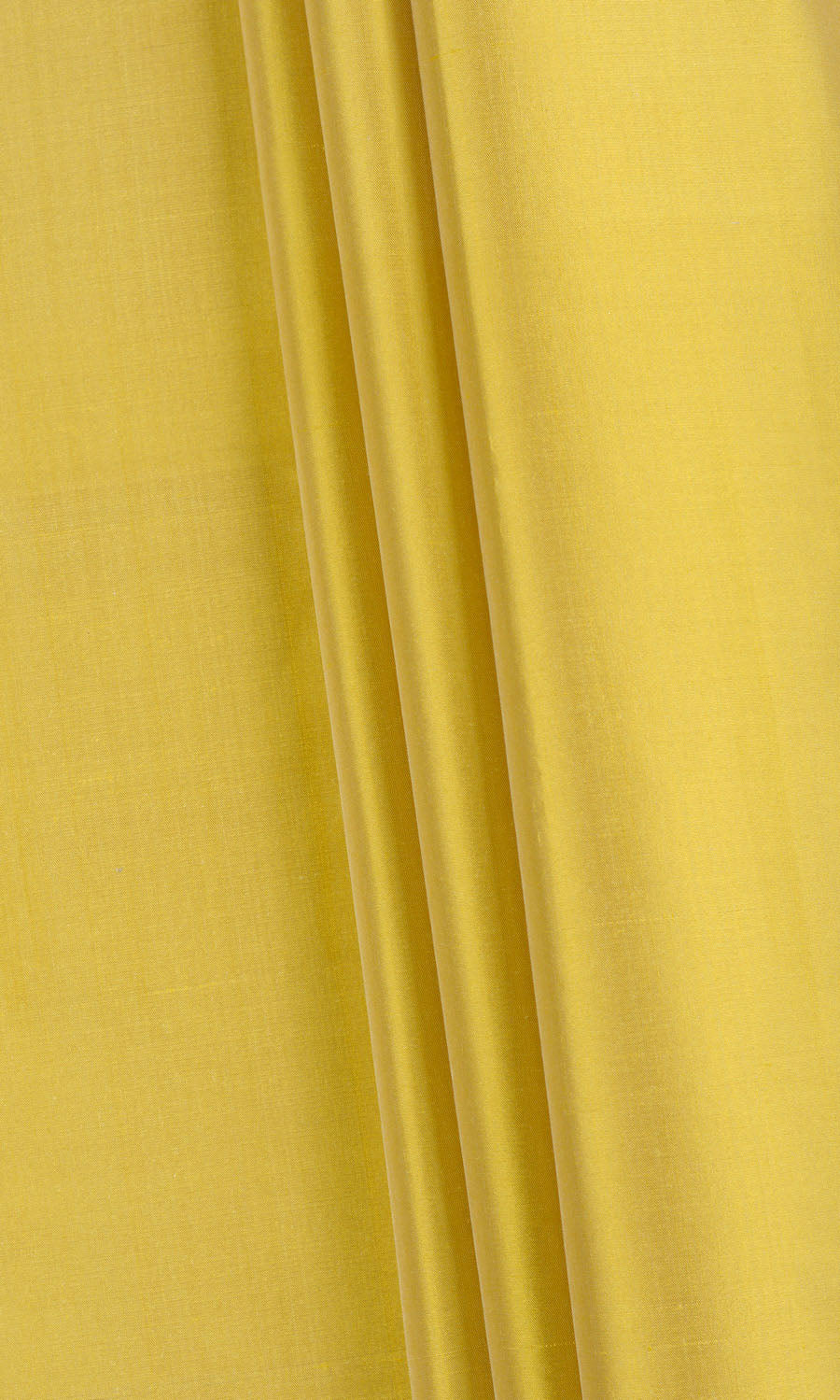 Shantung Silk Fabric By the Metre for Roman Blinds & Shades (Yellow)