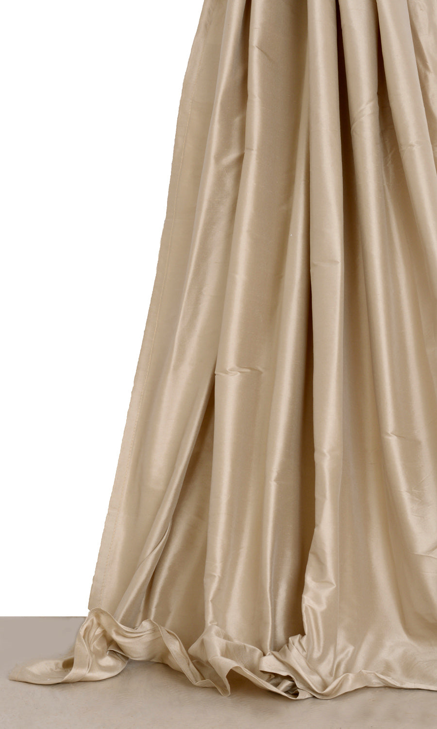 Shantung Silk Blinds (Wheat Beige) for Living, Bedroom, Kitchen, Bathroom