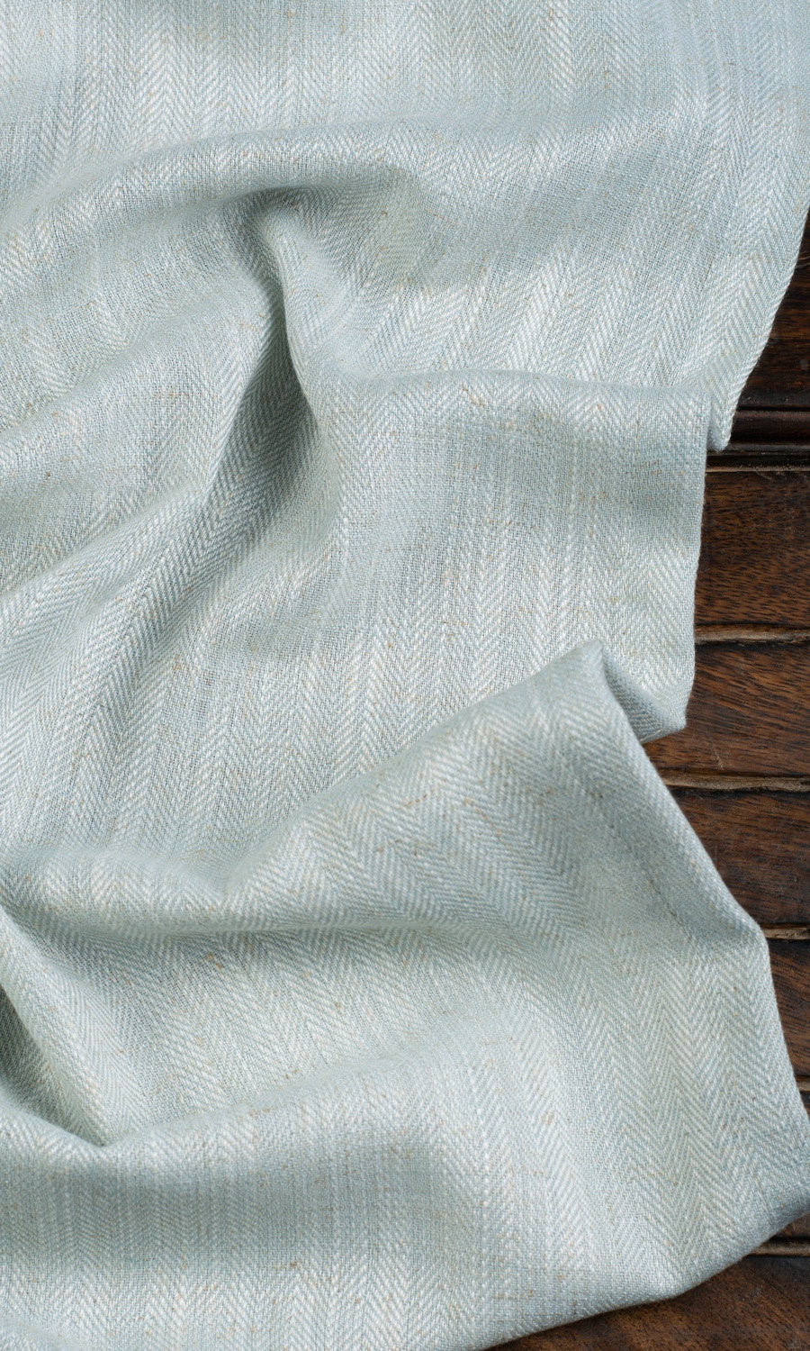 Linen Texture  Fabric Material By the Metre (Powder Blue)