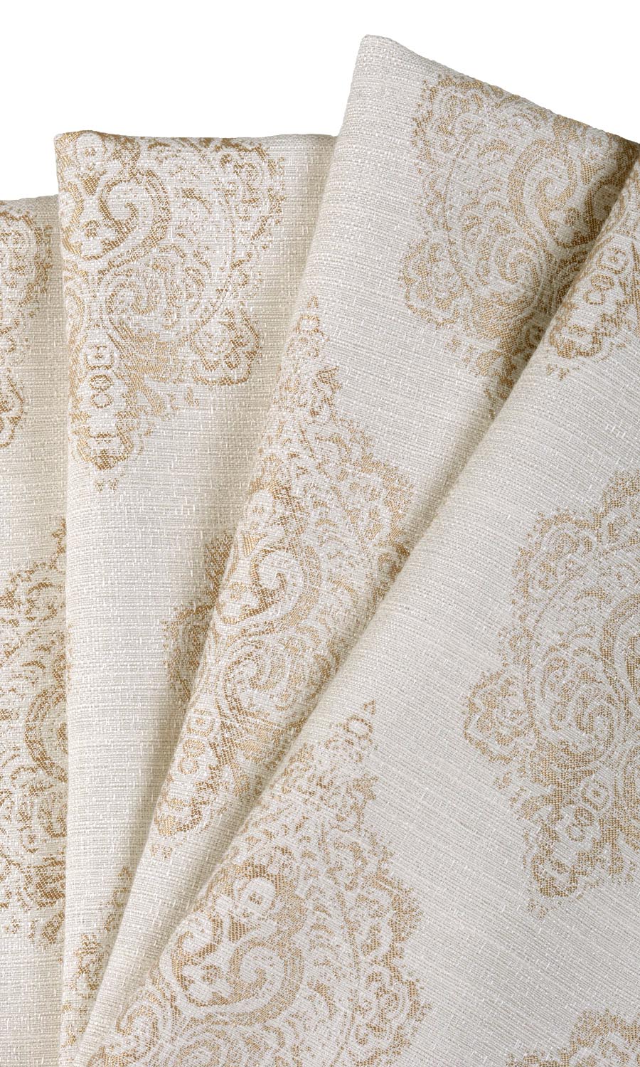 Damask Made-to-Measure Roman Blinds (Off White/ Pale Beige)