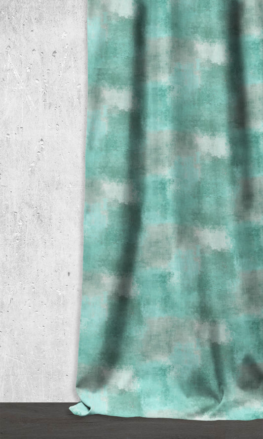Dimout Home Décor Fabric Sample (Turquoise Blue)
