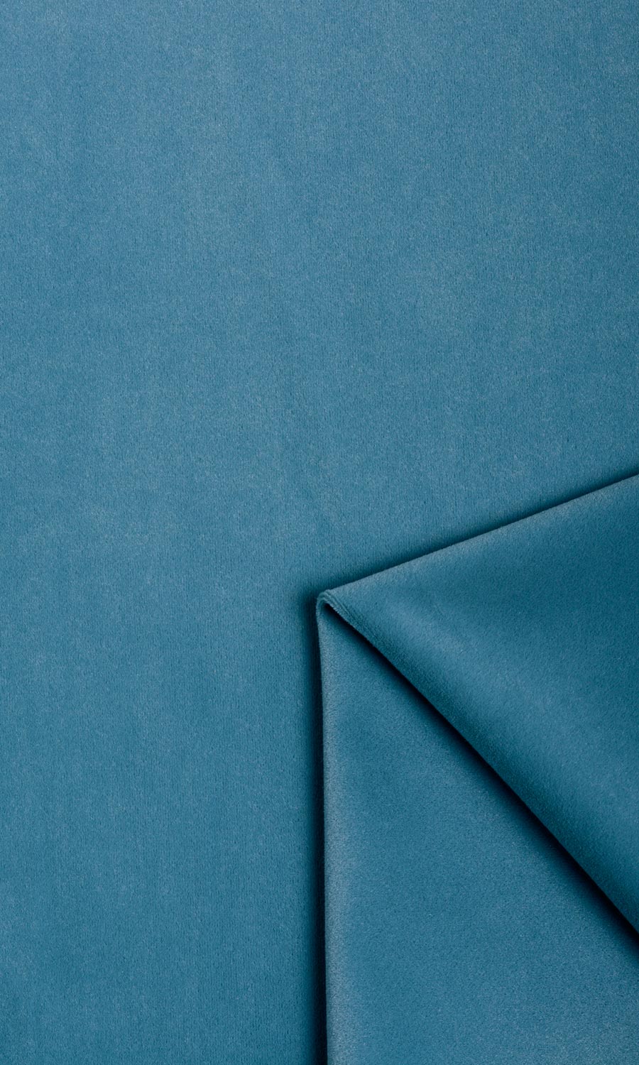 Velvet Fabric Blinds (Teal Blue) Extra Long Short Wide