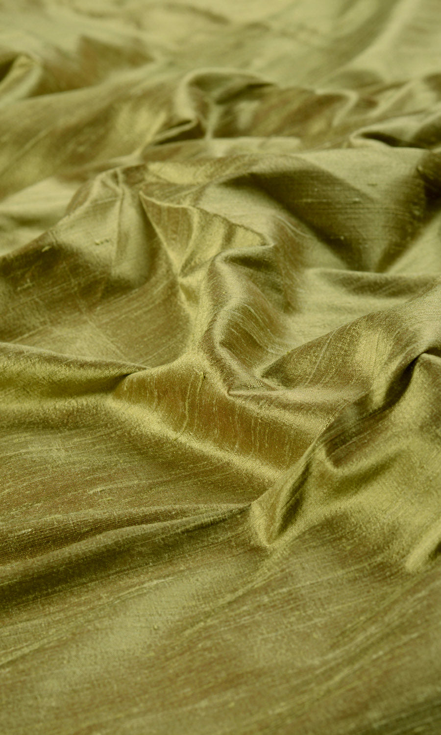 Pure Silk Any Size Style Roman Blinds (Olive Green)