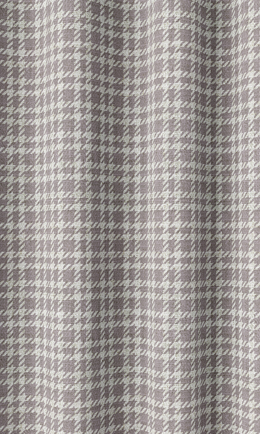 Modern Check Patterned Home Décor Fabric By the Metre (Mauve)