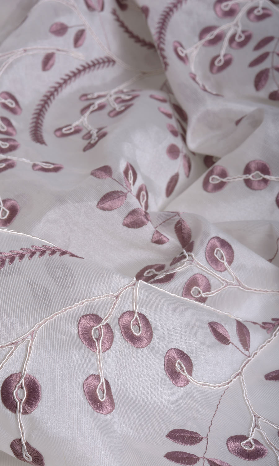 Nature Inspired Roman Blinds & Window Shades (White/ Pink)