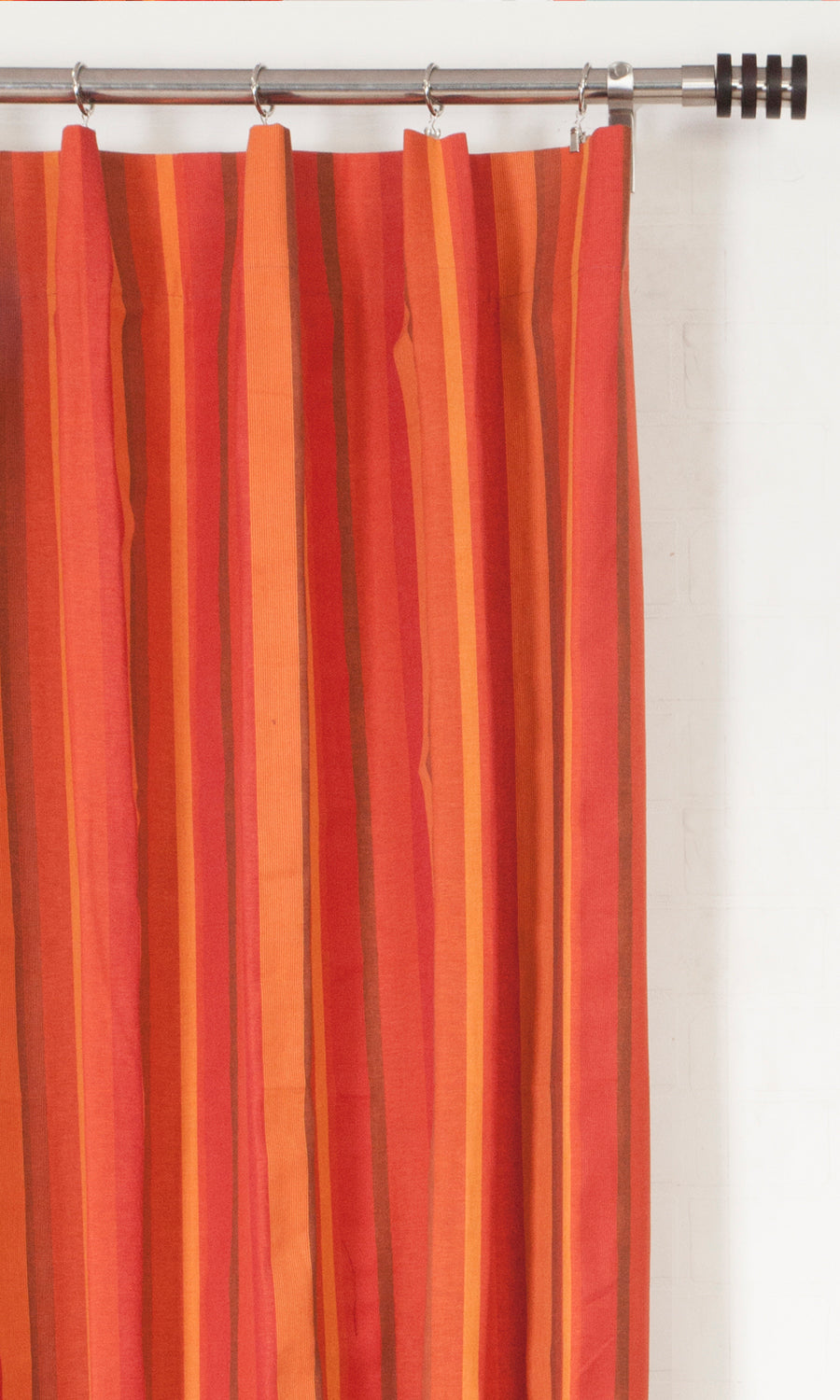 Cotton Flat, Plain, Fake, Faux, European Relaxed Roman Blinds (Orange)