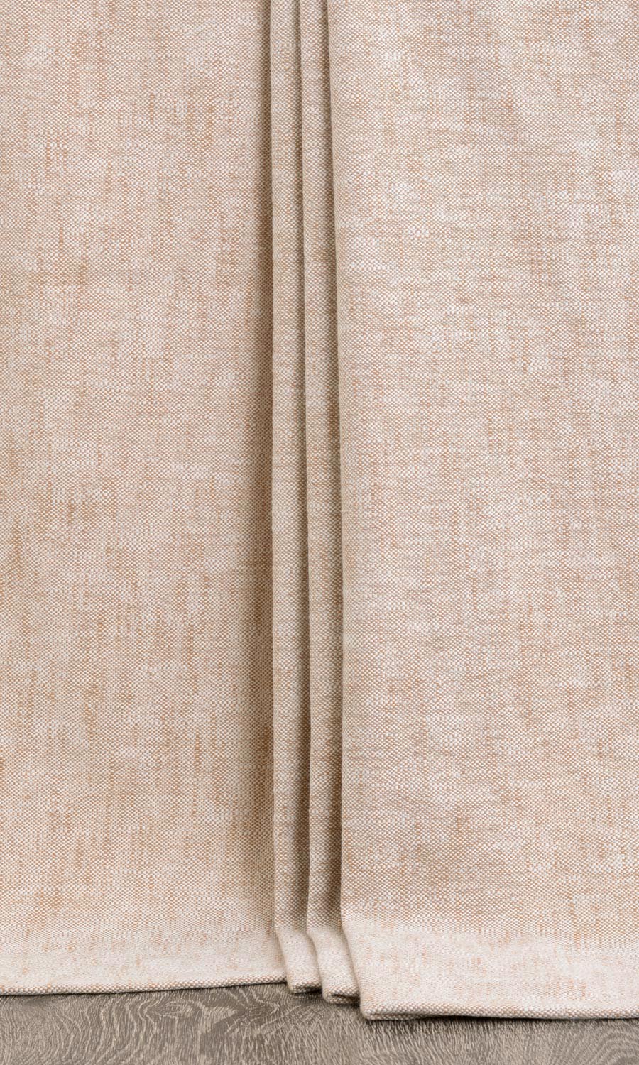 Plain Cotton Window Treatments Fabric Sample (Natural Oatmeal Beige)