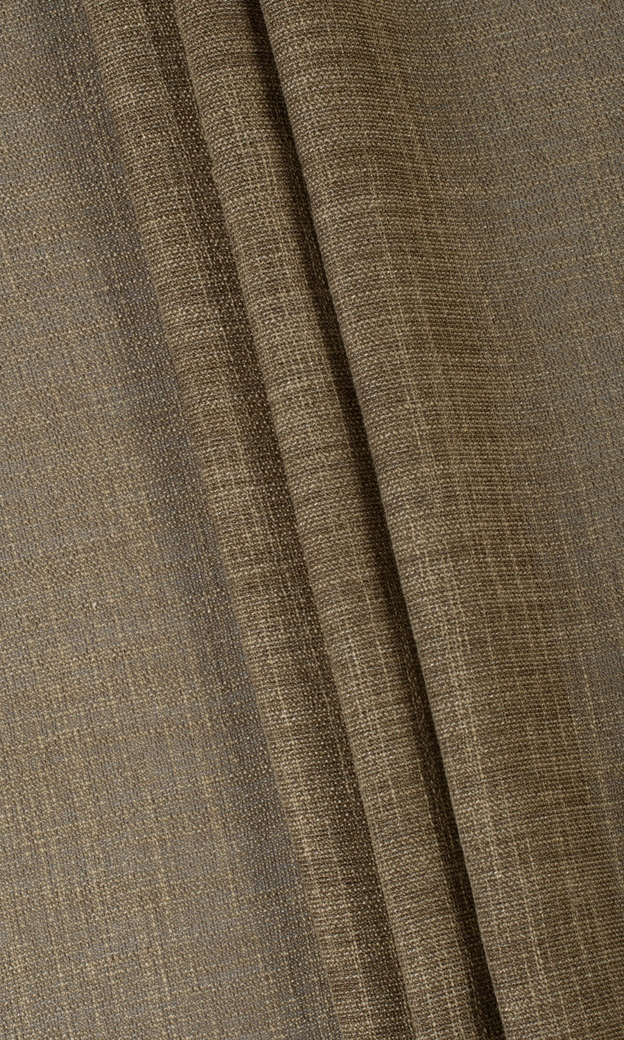 Textured Sheer Window Treatments Fabric Sample (Cedar Brown)