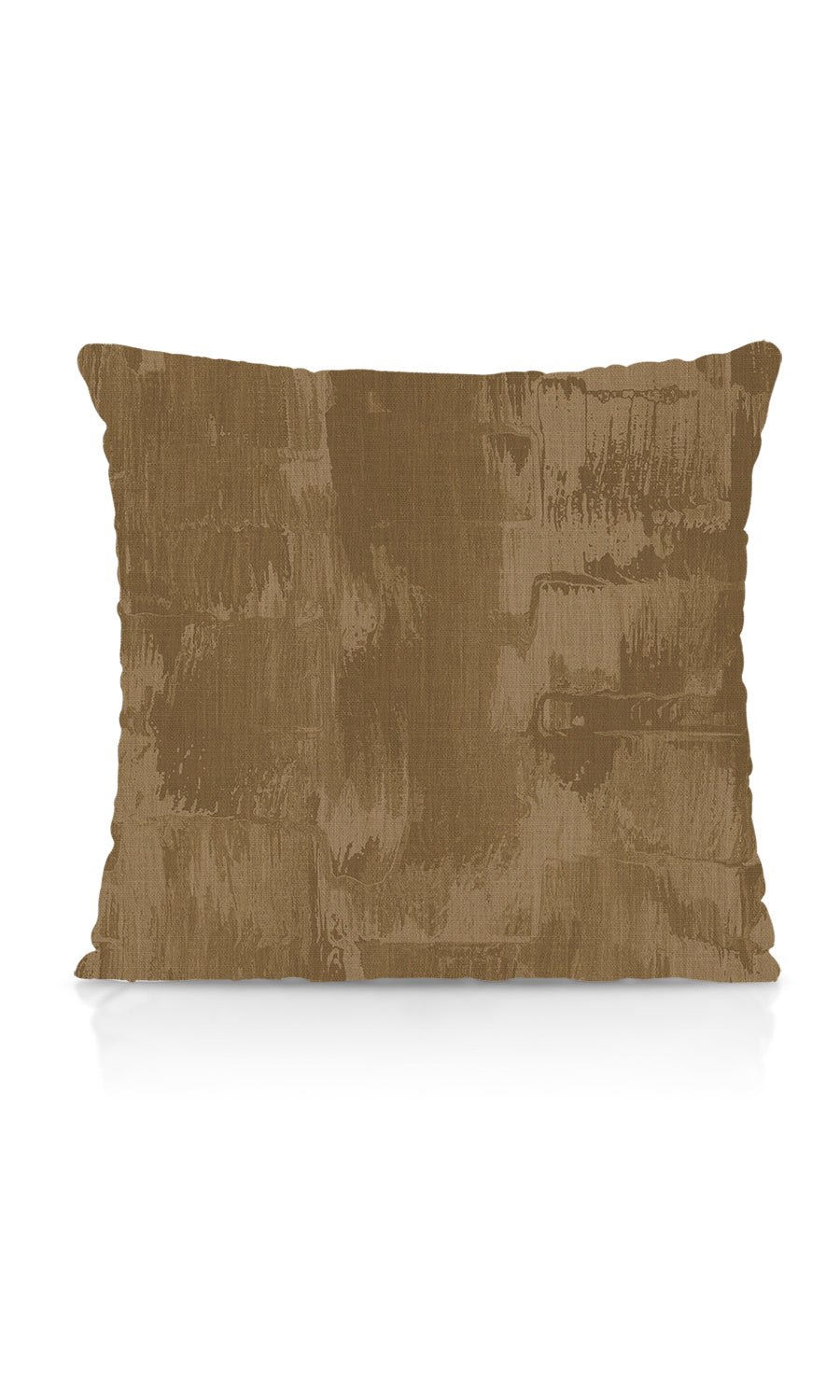 Watercolor Effect Striped Home Textile Fabric Material Sample (Brown/ Beige)