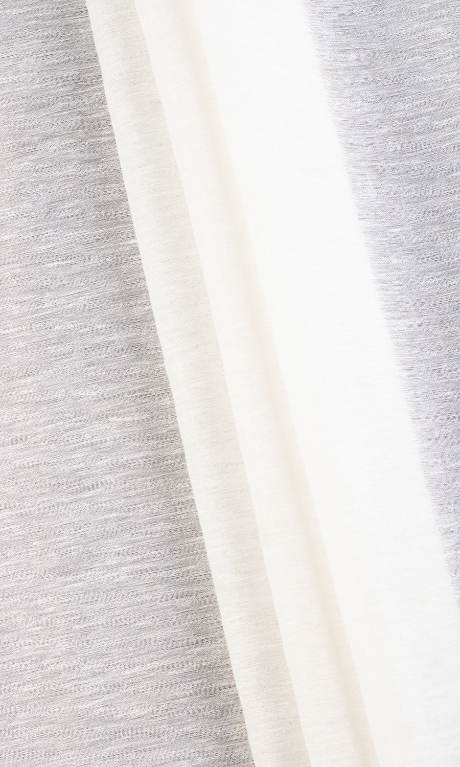 Plain Semi-Sheer Flat, Plain, Fake, Faux, European Relaxed Roman Blinds (White)