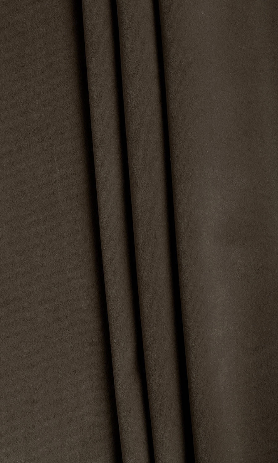 Velvet Window Treatments Fabric Sample (Coffee Brown)