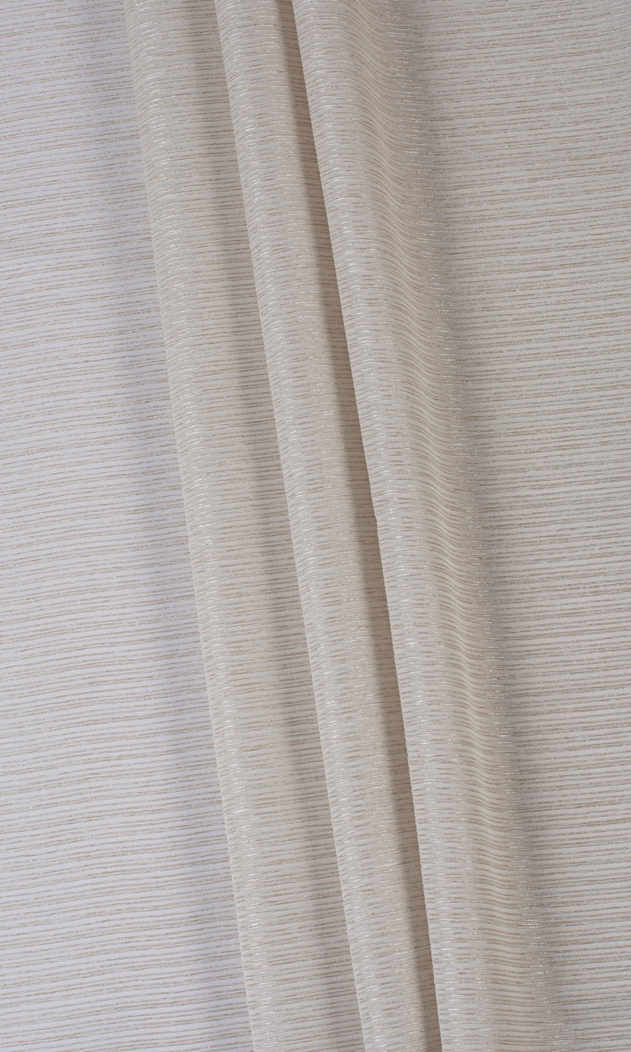 Striped Sheer Flat, Plain, Fake, Faux, European Relaxed Roman Blinds (Sand Beige)