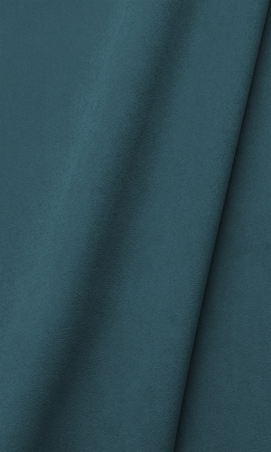 Velvet Window Treatments Fabric By the Metre (Steel Blue)
