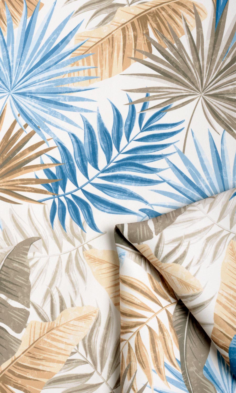Botanical Floral Shades (Blue/ Brown) Extra Long Short Wide