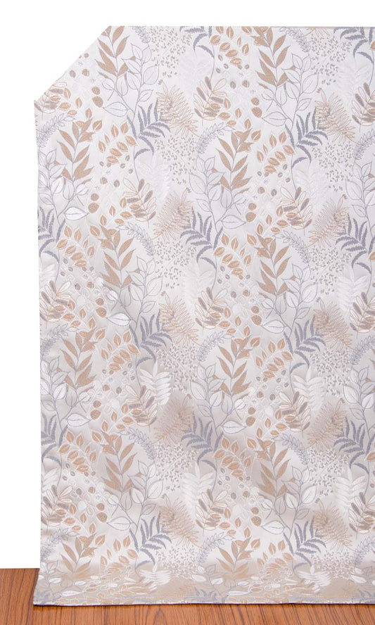 Botanical Fabric Blinds (Gray)