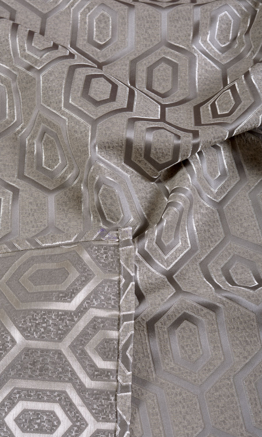 Jacquard Honeycomb Patterned  Any Size Style Roman Blinds (Grey)