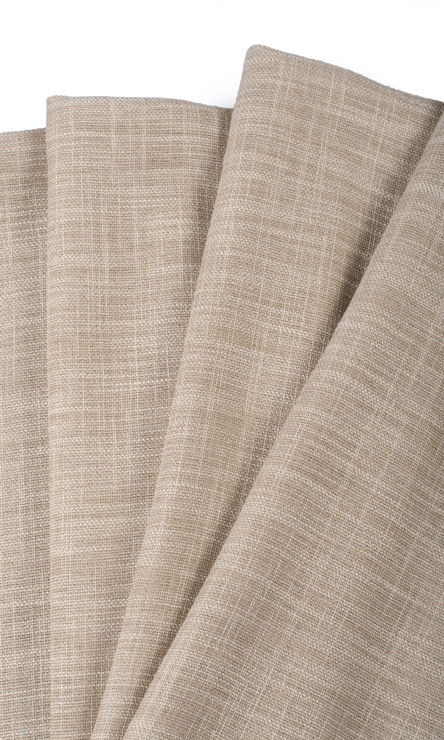 Textured Sheer Blinds (Biscotti Beige) Extra Long Short Wide
