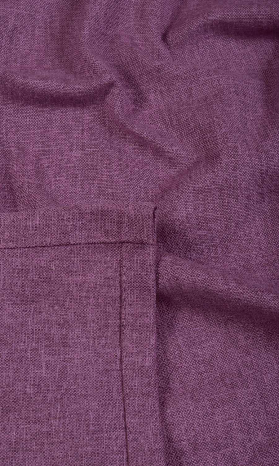 Linen-Blend Flat, Plain, Fake, Faux, European Relaxed Roman Blinds (Lilac Purple)