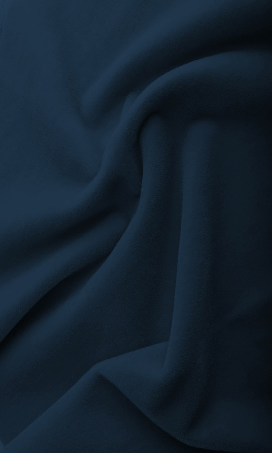 Velvet Flat, Plain, Fake, Faux, European Relaxed Roman Blinds (Sapphire Blue)