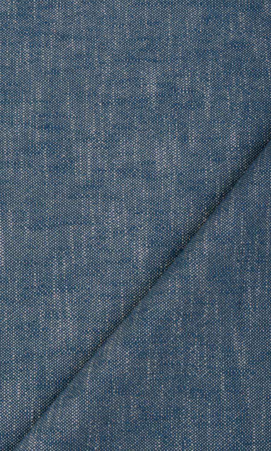 Plain Cotton Flat, Plain, Fake, Faux, European Relaxed Roman Blinds (Navy Blue)