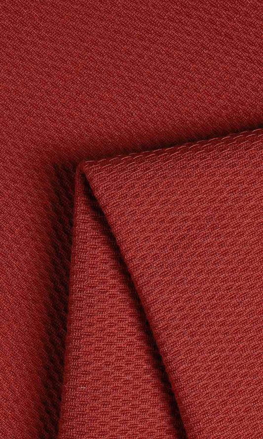 Cotton Fabric Blinds (Red/ Orange)