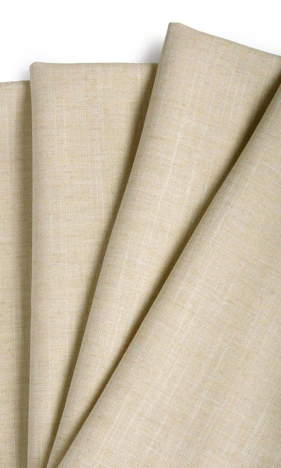 Plain Linen Texture Made-to-Measure Roman Blinds (Pale Beige)