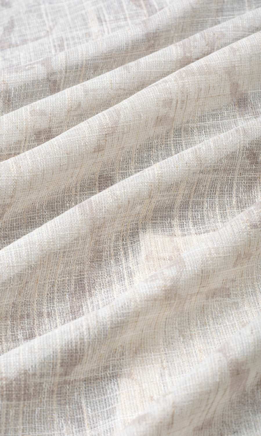 Self-Patterned Sheer Made-to-Measure Roman Blinds Milky White)