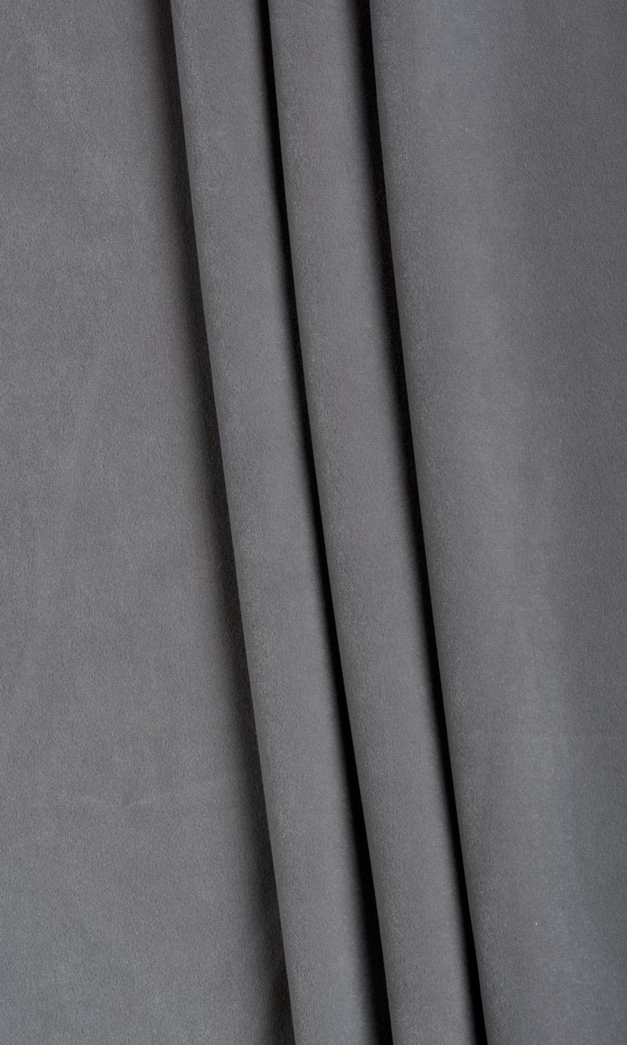 Velvet Flat, Plain, Fake, Faux, European Relaxed Roman Blinds (Slate Grey)