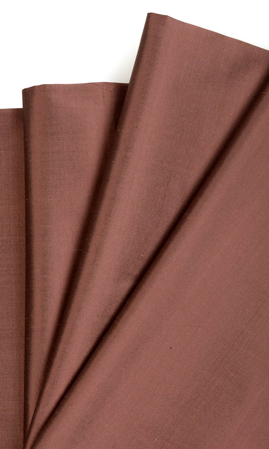 Shantung Silk Roman Blinds (Cognac Red/ Brown) Extra Long Short Wide
