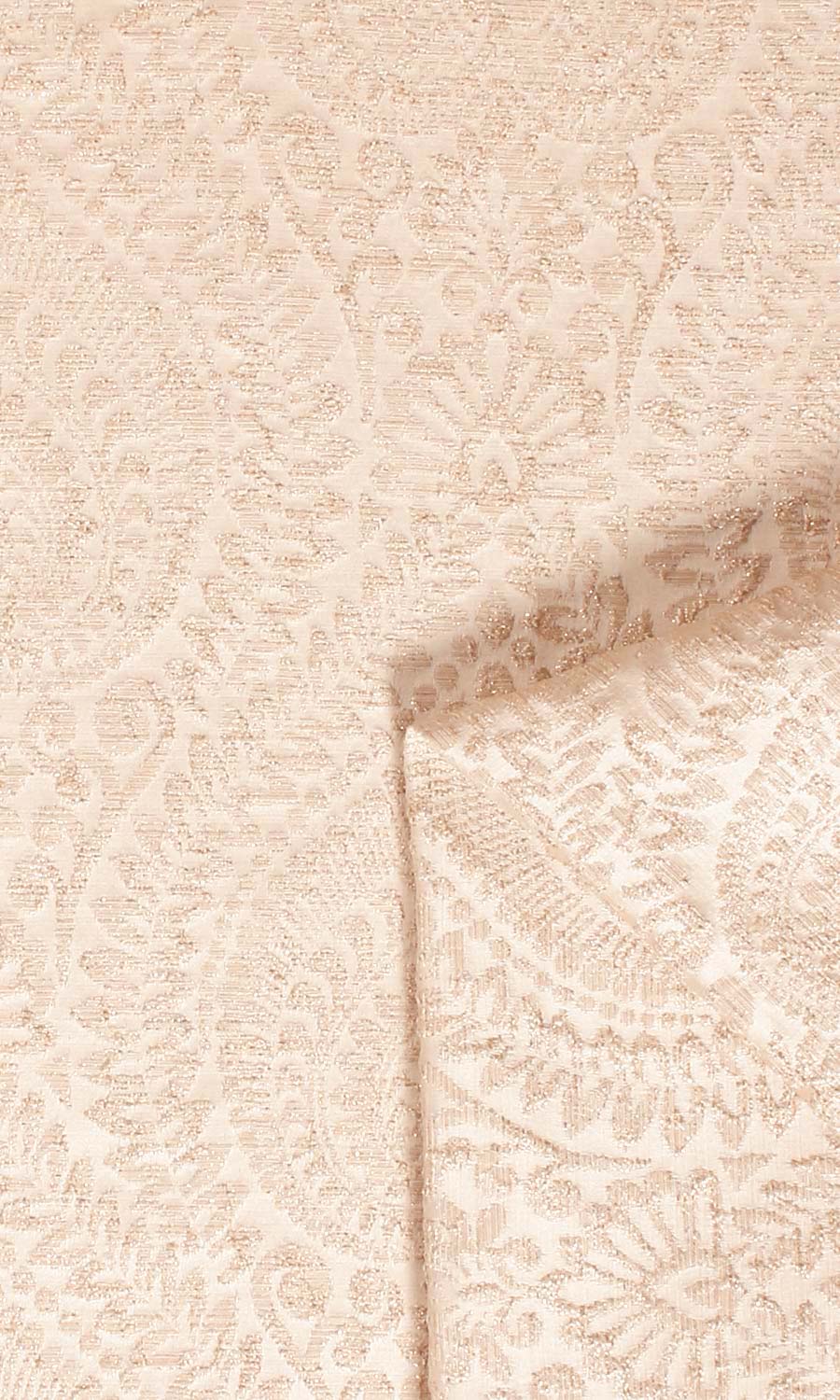 Textured Floral Roman Shades (Pale Beige) Extra Long Short Wide