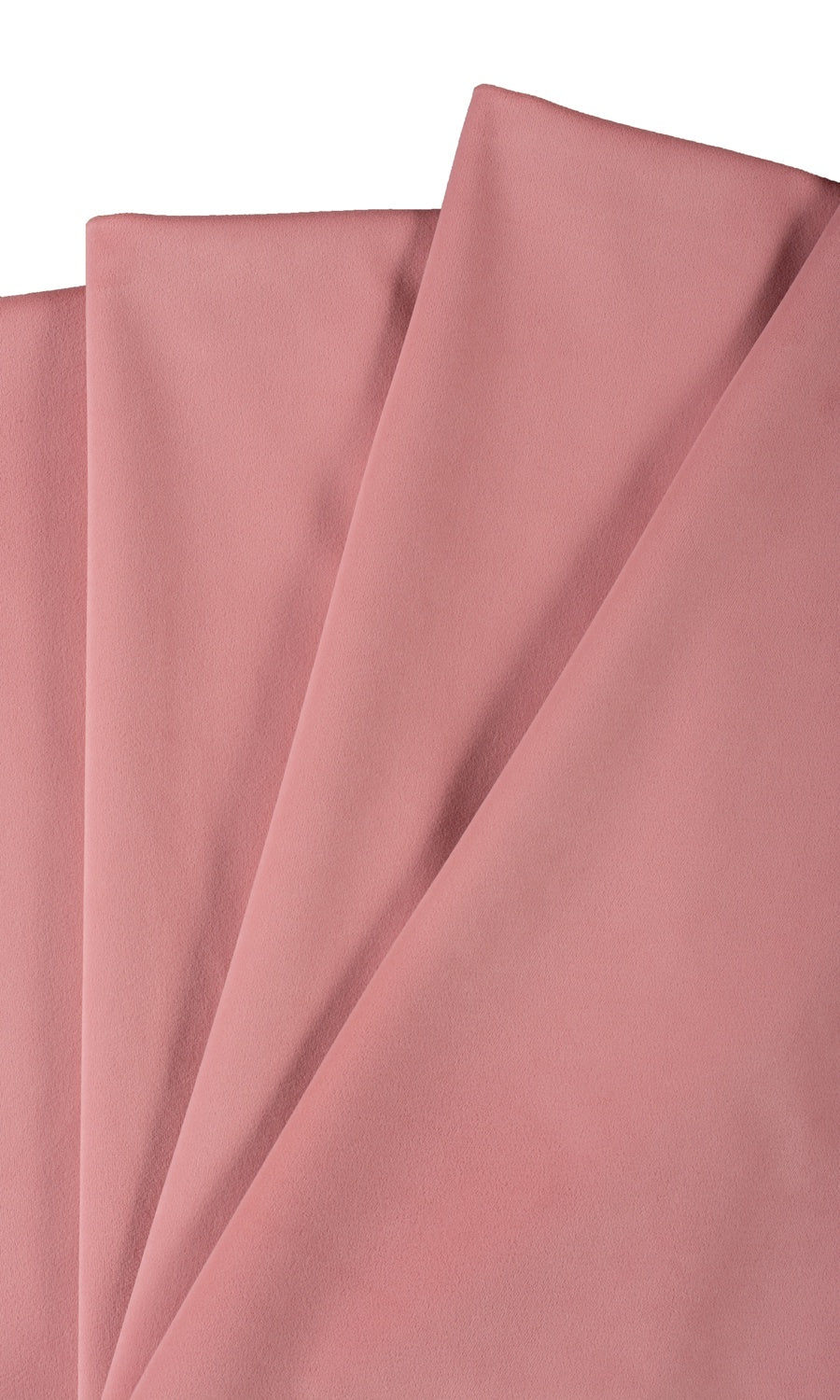 Velvet Fabric Material By the Metre (Coral Pink)
