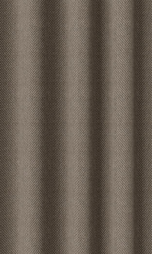Herringbone Textured Home Décor Fabric Sample (Brown)