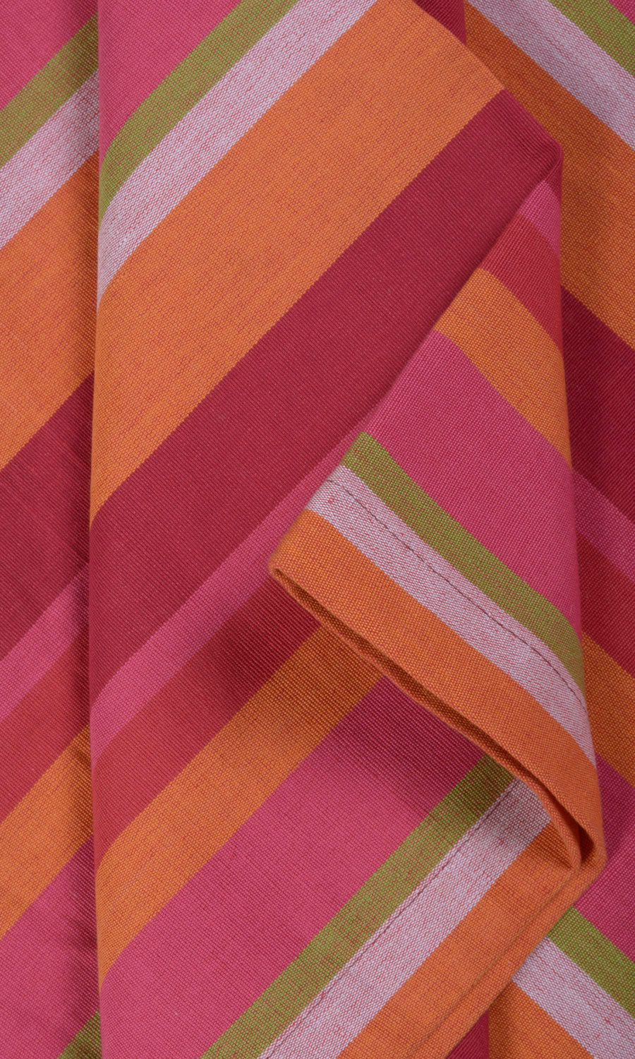Cotton Made-to-Measure Roman Blinds (Orange/ Pink)