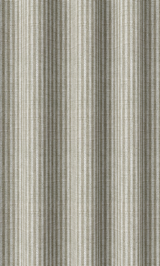 Pinstripe Home Décor Fabric Sample (Beige/ White)