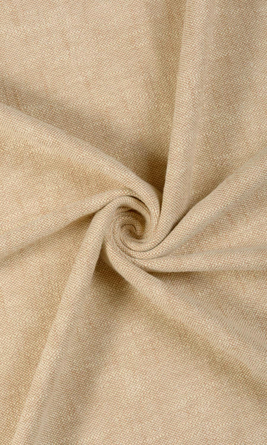 Plain Cotton Home Décor Fabric By the Metre (Pale Beige/ Tan Brown)
