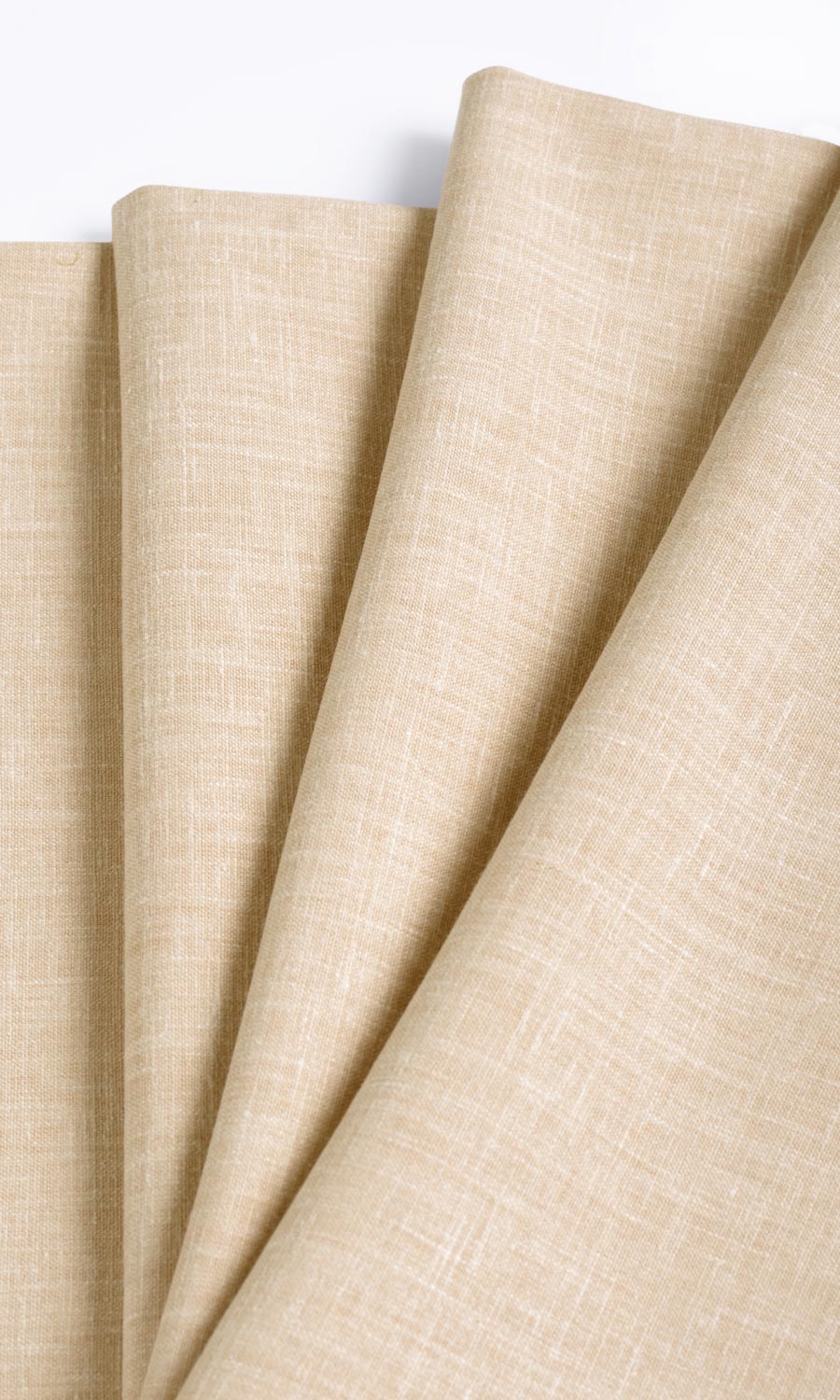 Poly-Cotton Blend Roman Blinds (Peach Pink) for Living, Bedroom, Kitchen, Bathroom
