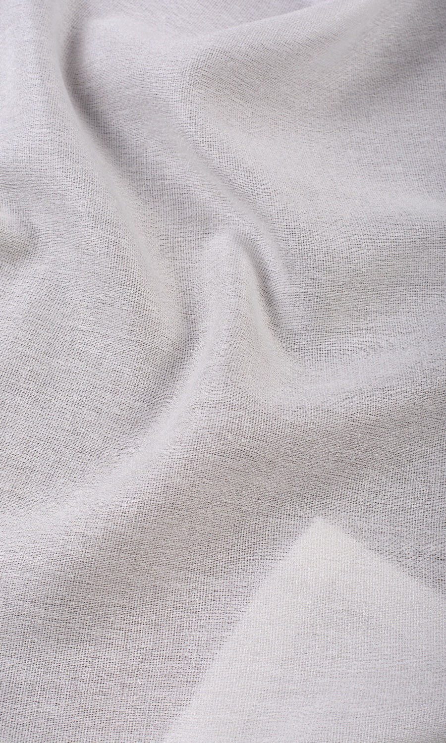 Plain Semi-Sheer Any Size Style Roman Blinds (Pearl White)