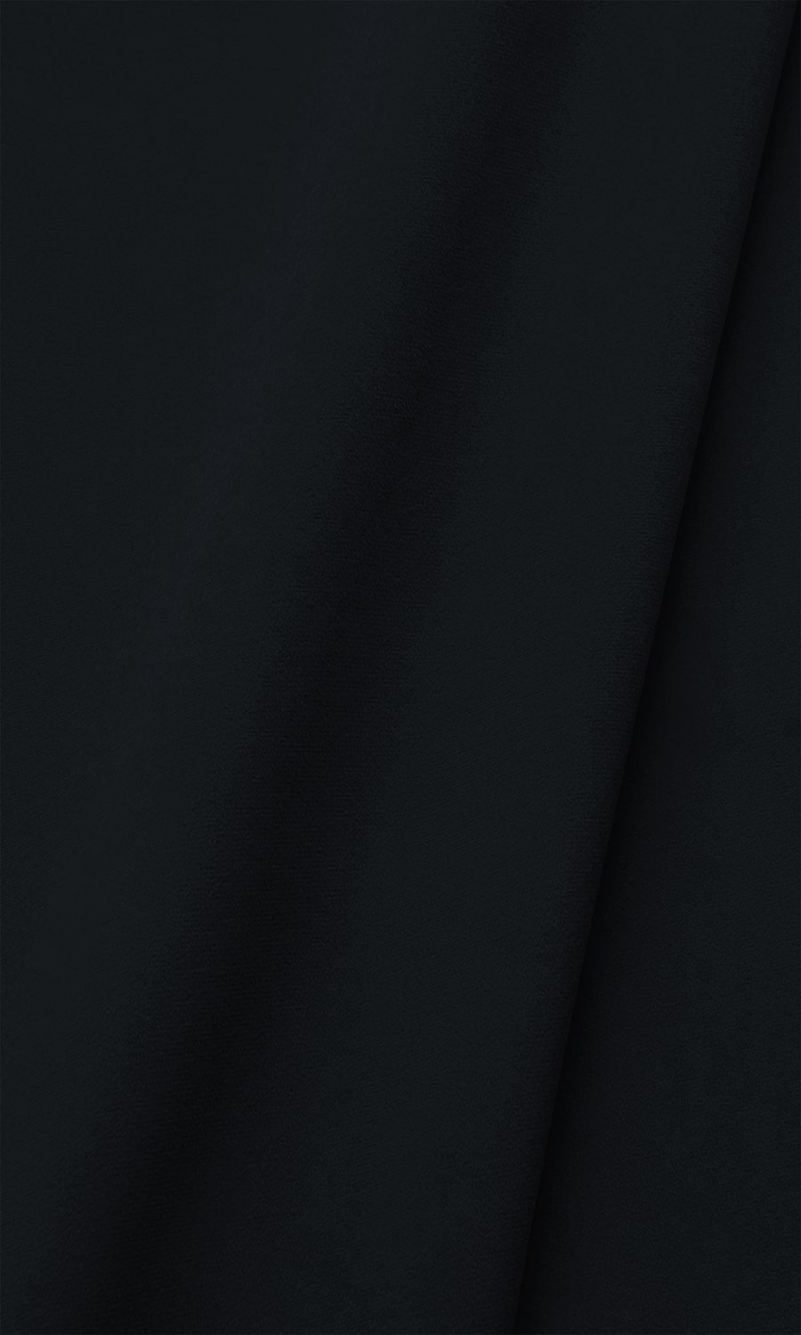 Velvet Window Treatments Fabric Sample (Black)