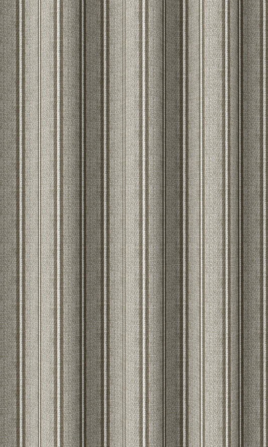 Modern Striped Home Décor Fabric By the Metre (Beige/ Brown)