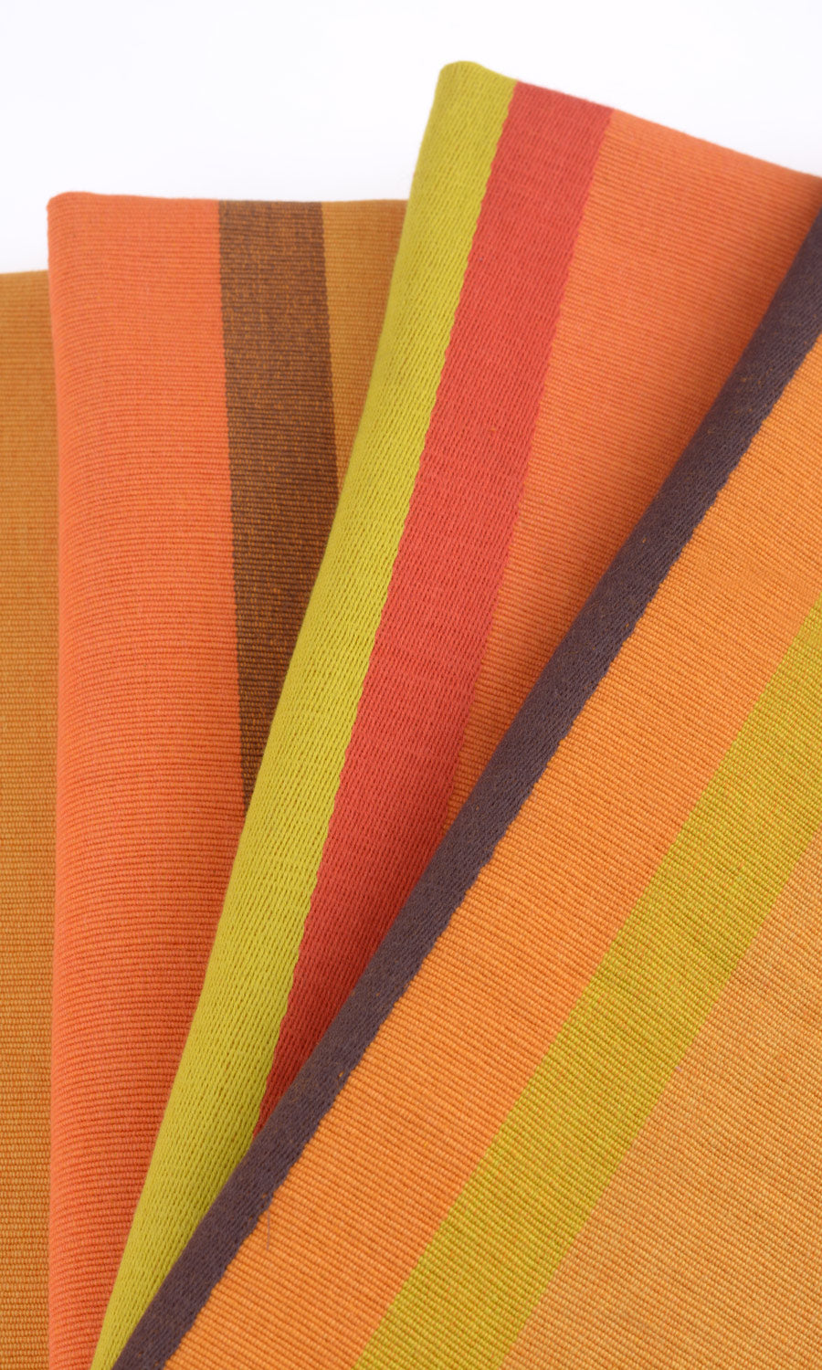 Cotton Home Textile Fabric Material Sample (Orange)