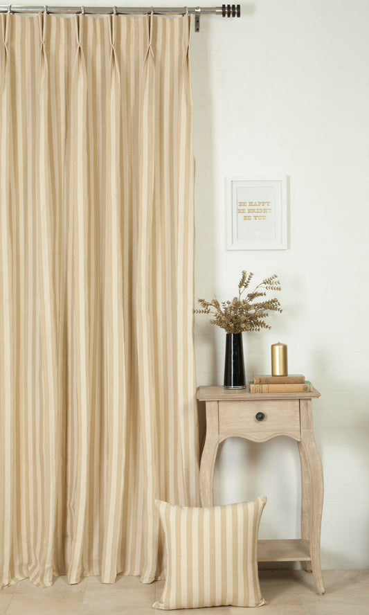 Cotton Home Décor Fabric By the Metre (Cream/ Beige)