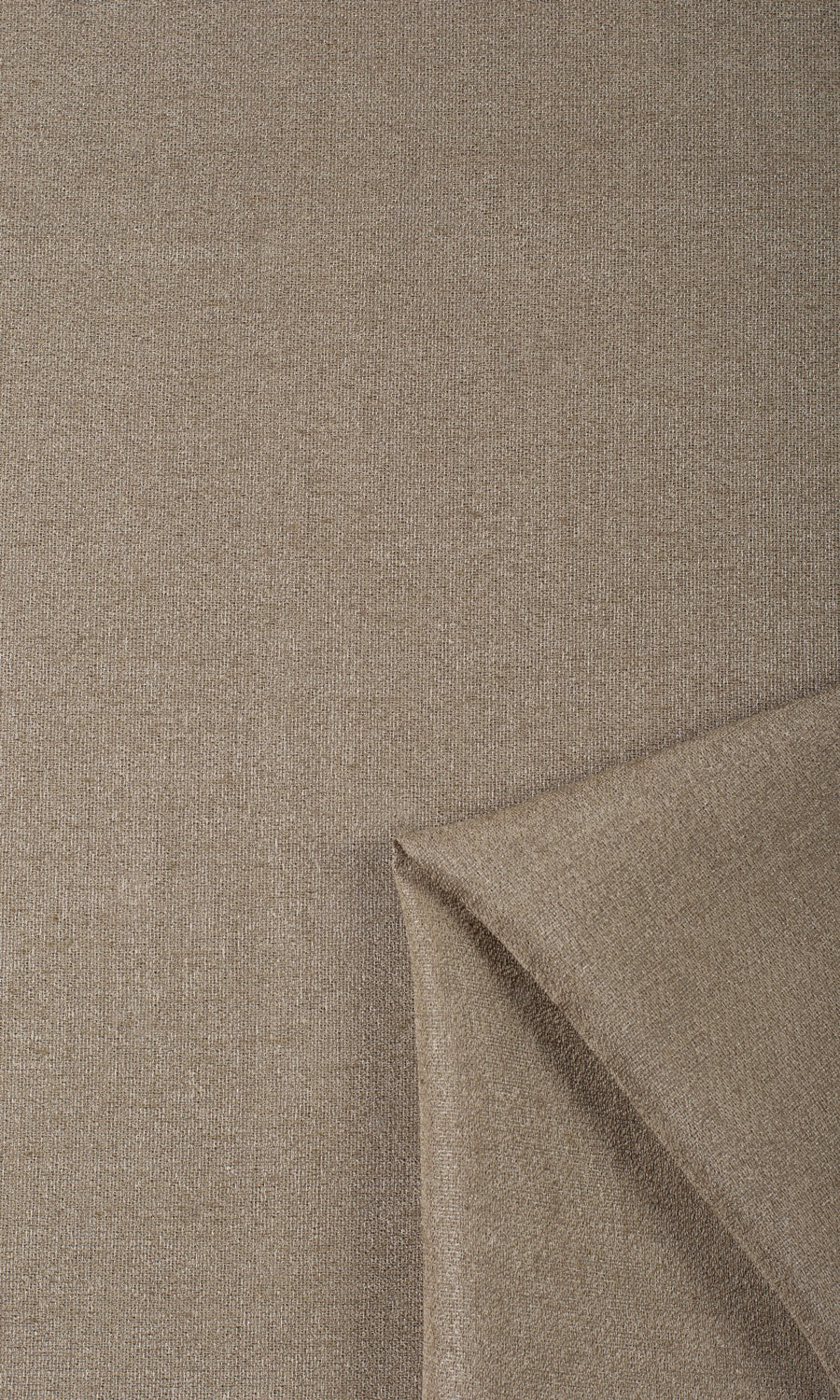 Semi-Sheer Fabric By the Metre for Roman Blinds & Shades (Caramel Brown)